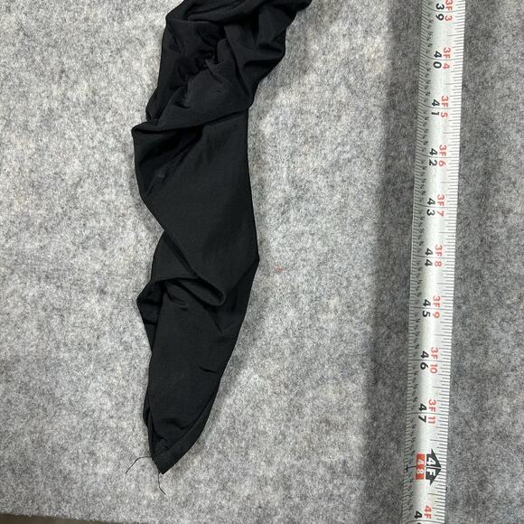 Zara Asymmetrical Ruched One Leg One Shoulder Black Jumpsuit Size Small - Picture 8 of 10